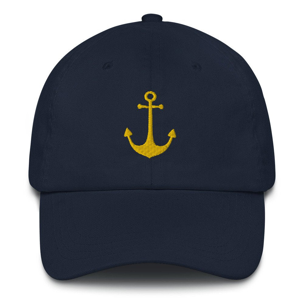 gorra azul marino ancla