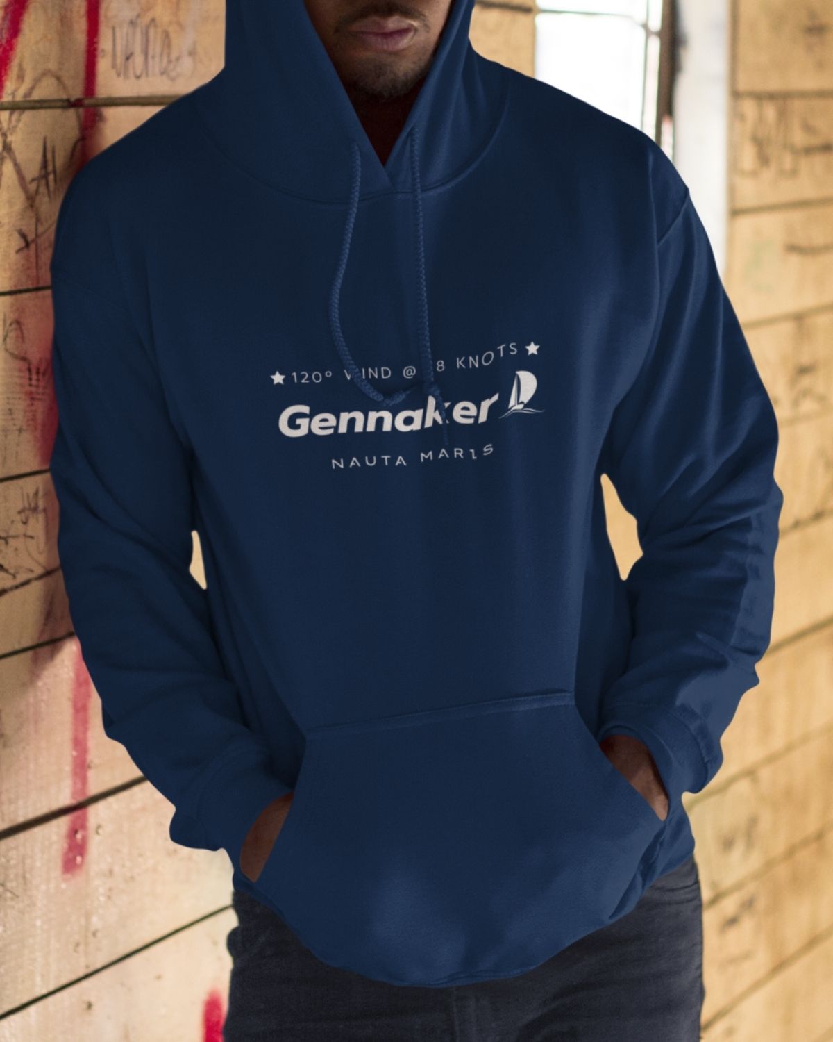 Sudadera orgánica con capucha Gennaker