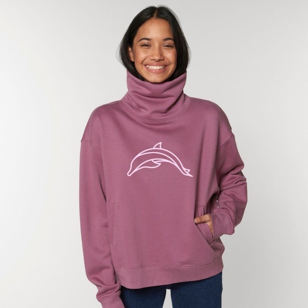 sudadera cuello alto