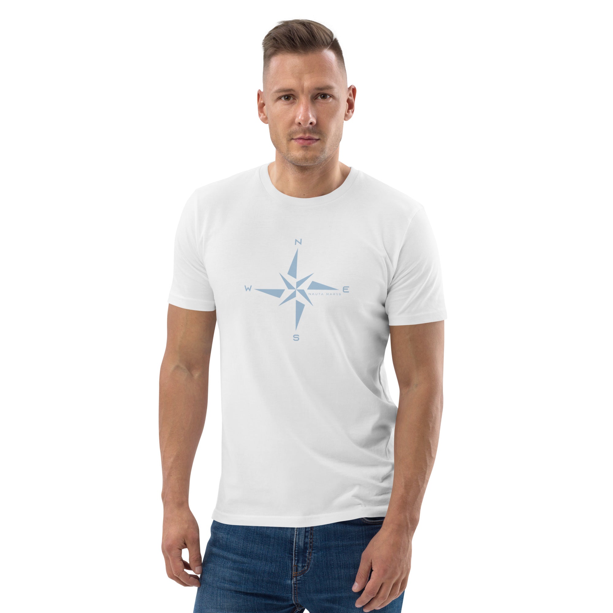 Compass Rose celeste orgánica unisex